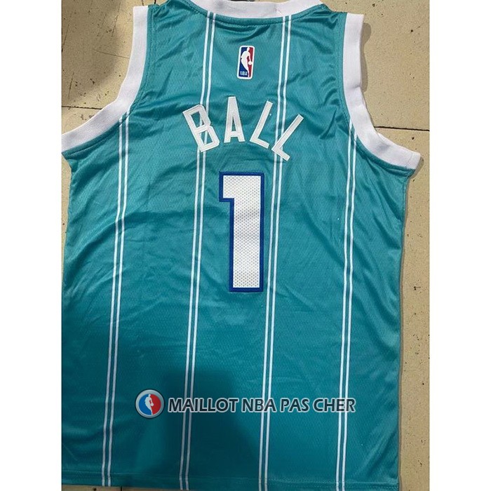 Maillot Enfant Charlotte Hornets Lamelo Ball NO 1 Icon 2022-23 Vert
